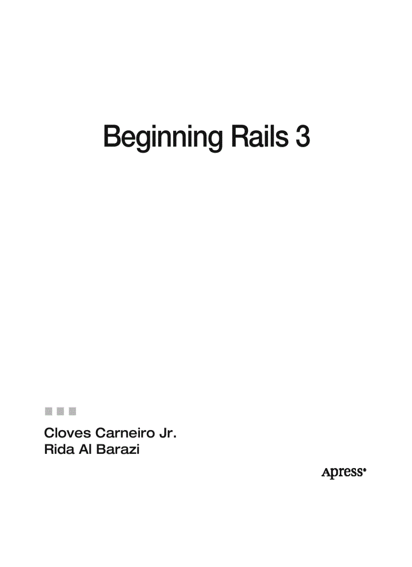 image for page Beginning Rails 3