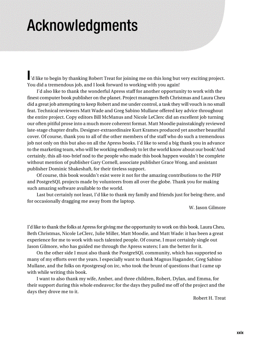 image for page Beginning PHP and PostgreSQL 8 From Novice to Professional