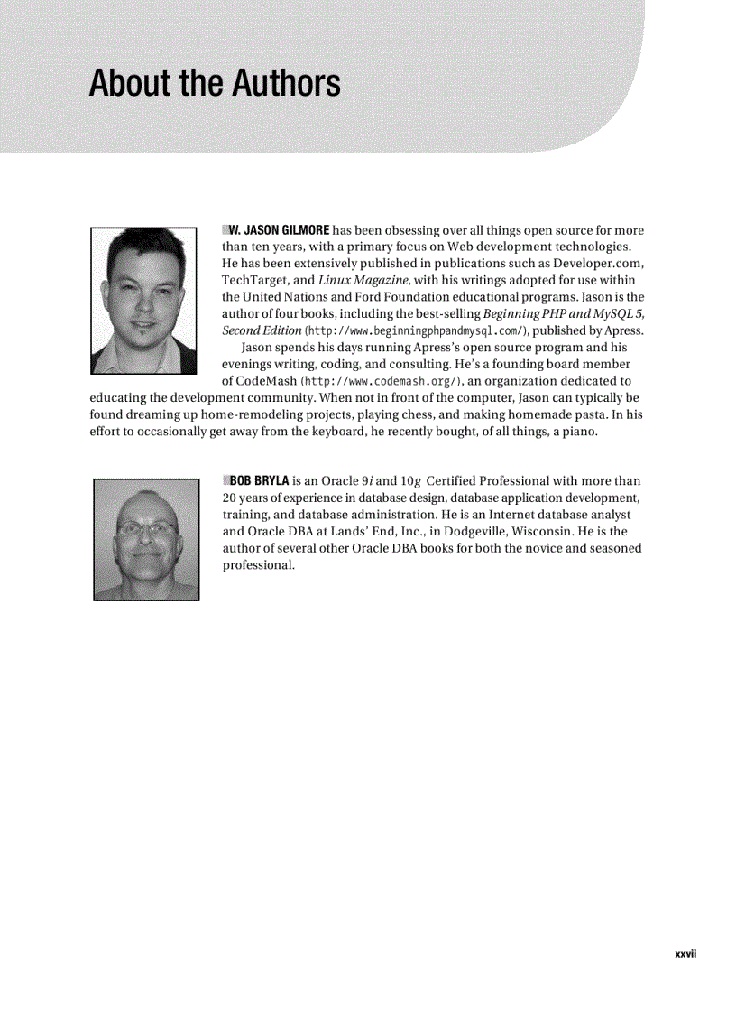 image for page Beginning PHP and Oracle From Novice to Professional