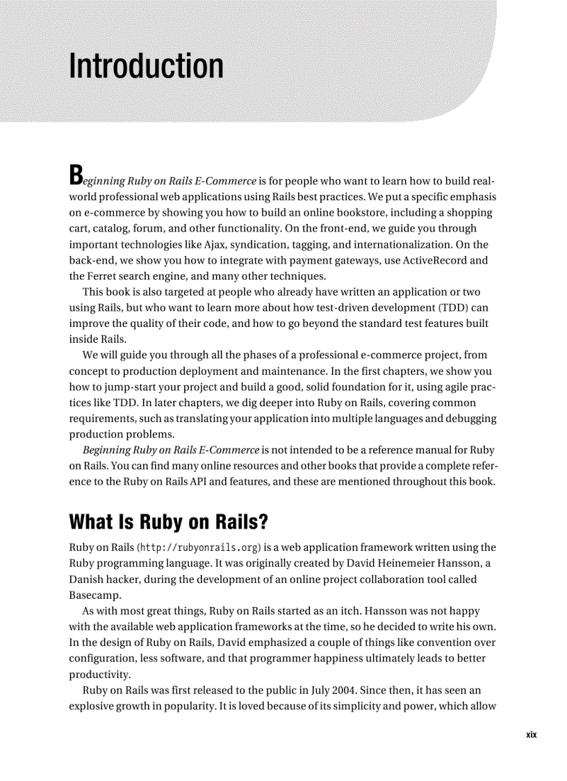 image for page Beginning Ruby on Rails E Commerce From Novice to Professional