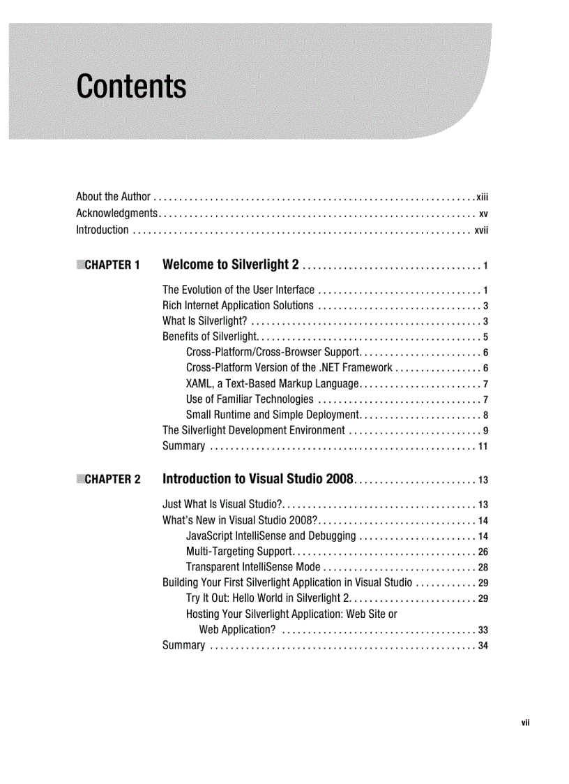 image for page Beginning Silverlight 2 From Novice to Professional