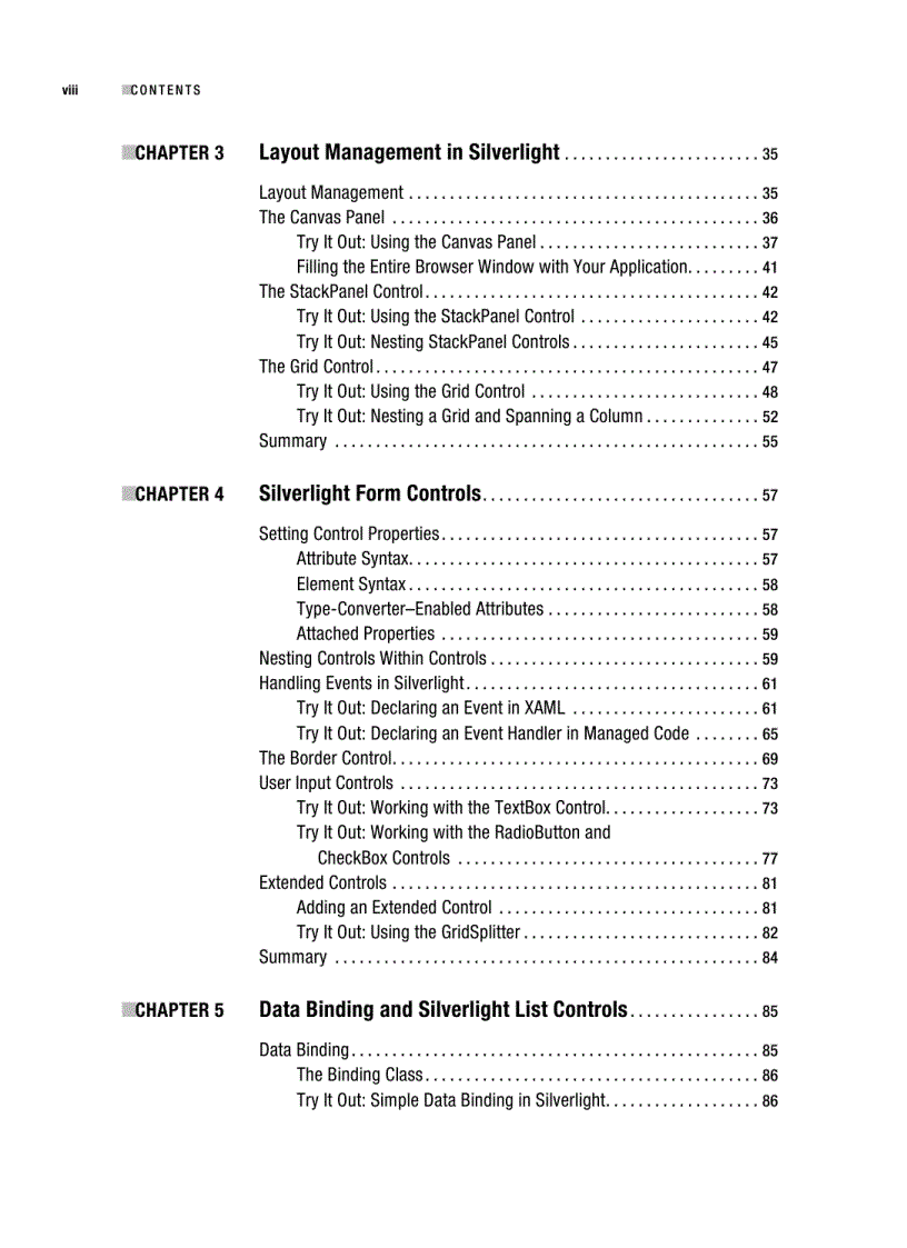 image for page Beginning Silverlight 2 From Novice to Professional