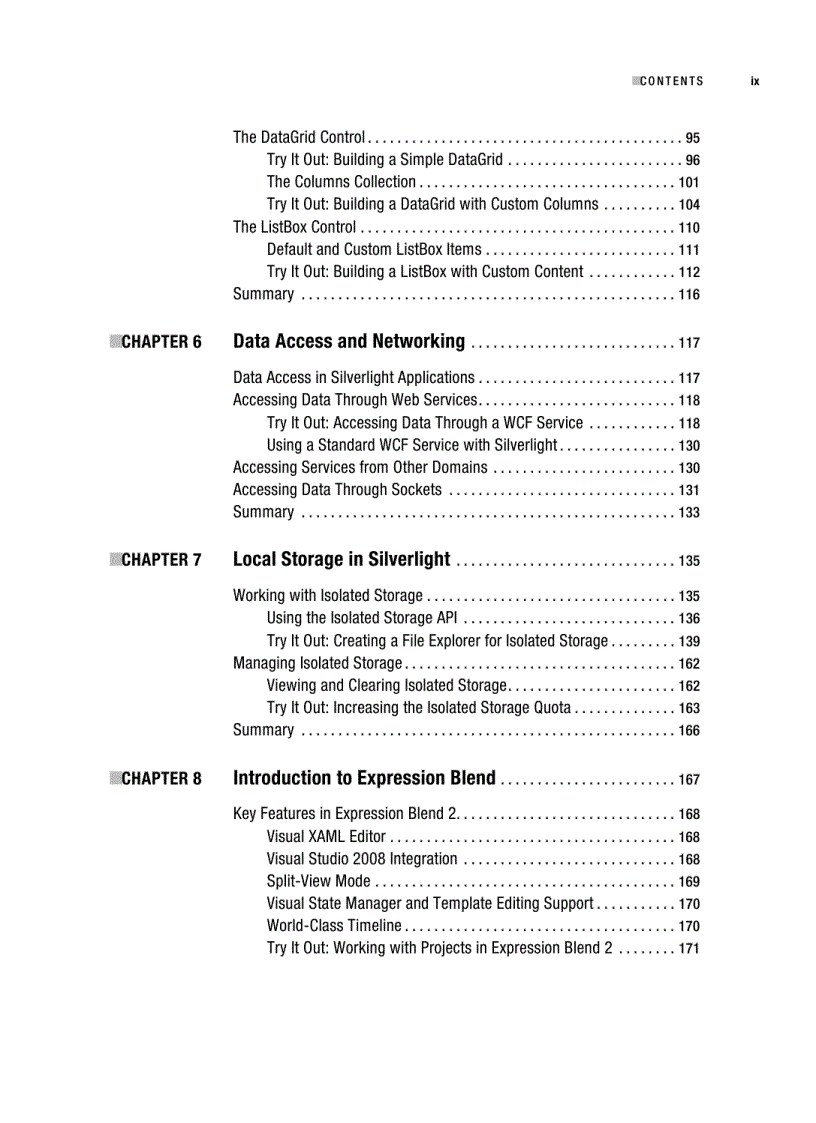 image for page Beginning Silverlight 2 From Novice to Professional