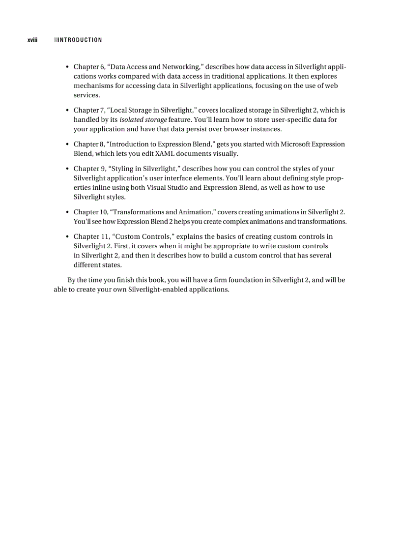 image for page Beginning Silverlight 2 From Novice to Professional