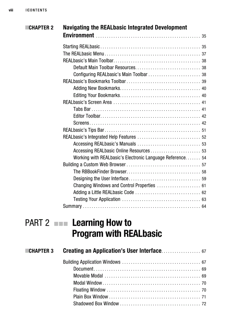 image for page Beginning REALbasic From Novice to Professional