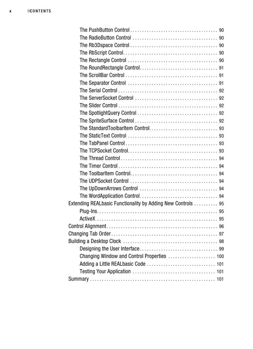 image for page Beginning REALbasic From Novice to Professional