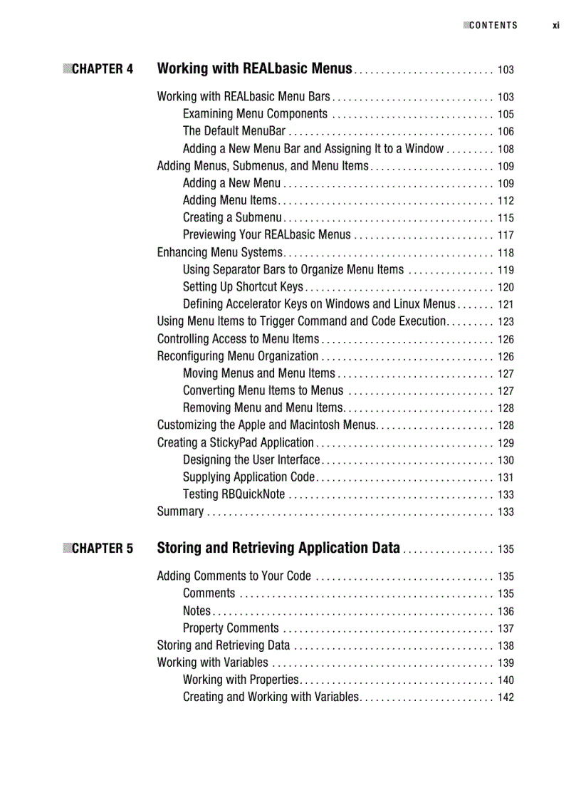 image for page Beginning REALbasic From Novice to Professional