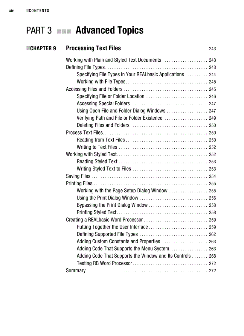 image for page Beginning REALbasic From Novice to Professional