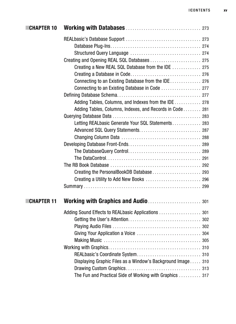 image for page Beginning REALbasic From Novice to Professional