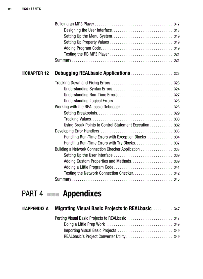 image for page Beginning REALbasic From Novice to Professional