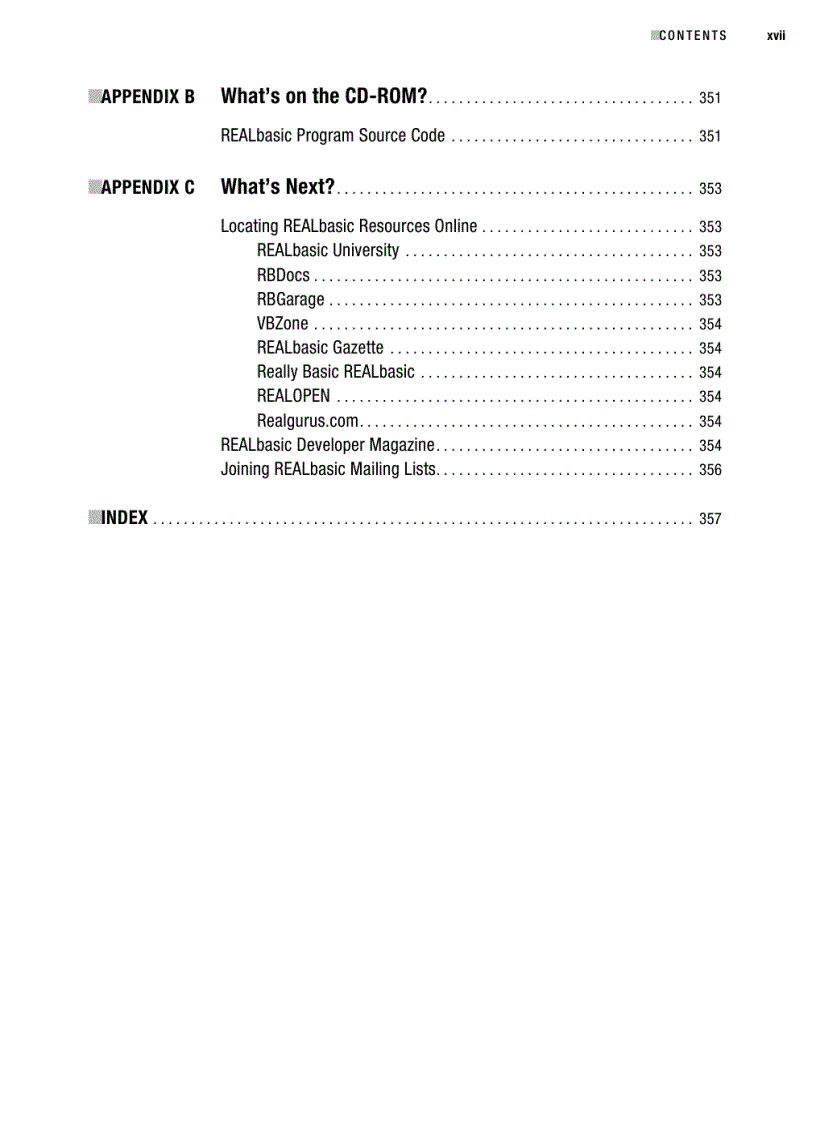 image for page Beginning REALbasic From Novice to Professional