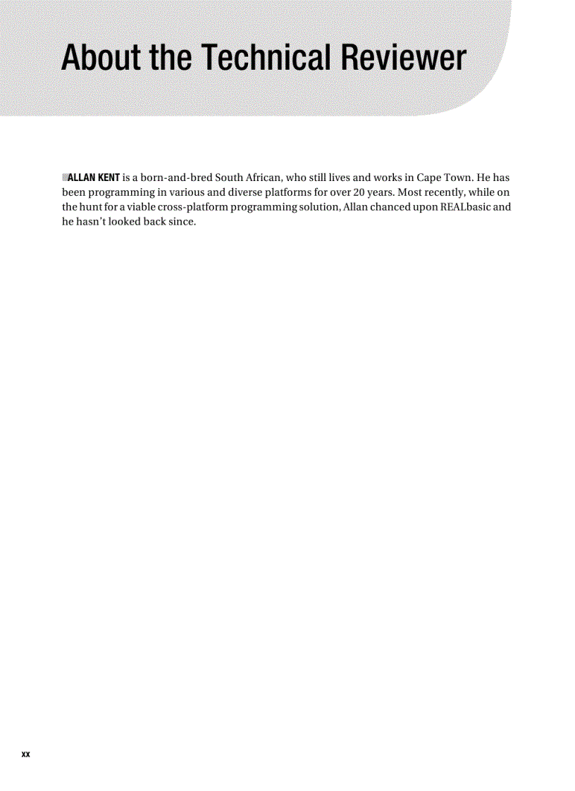 image for page Beginning REALbasic From Novice to Professional