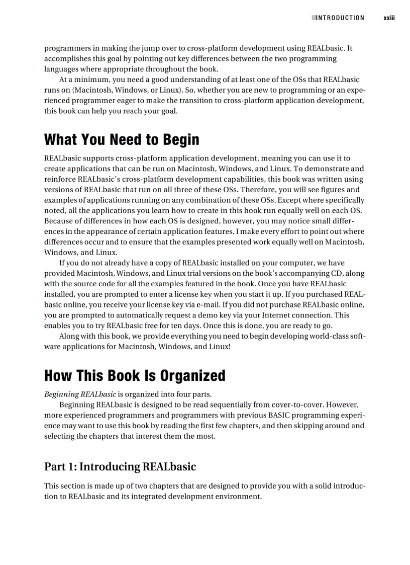 image for page Beginning REALbasic From Novice to Professional