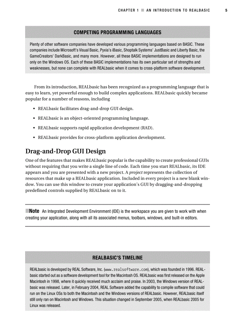 image for page Beginning REALbasic From Novice to Professional