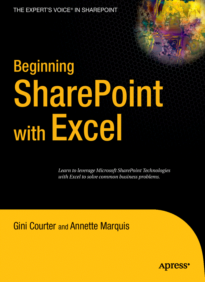image for page Beginning SharePoint with Excel
