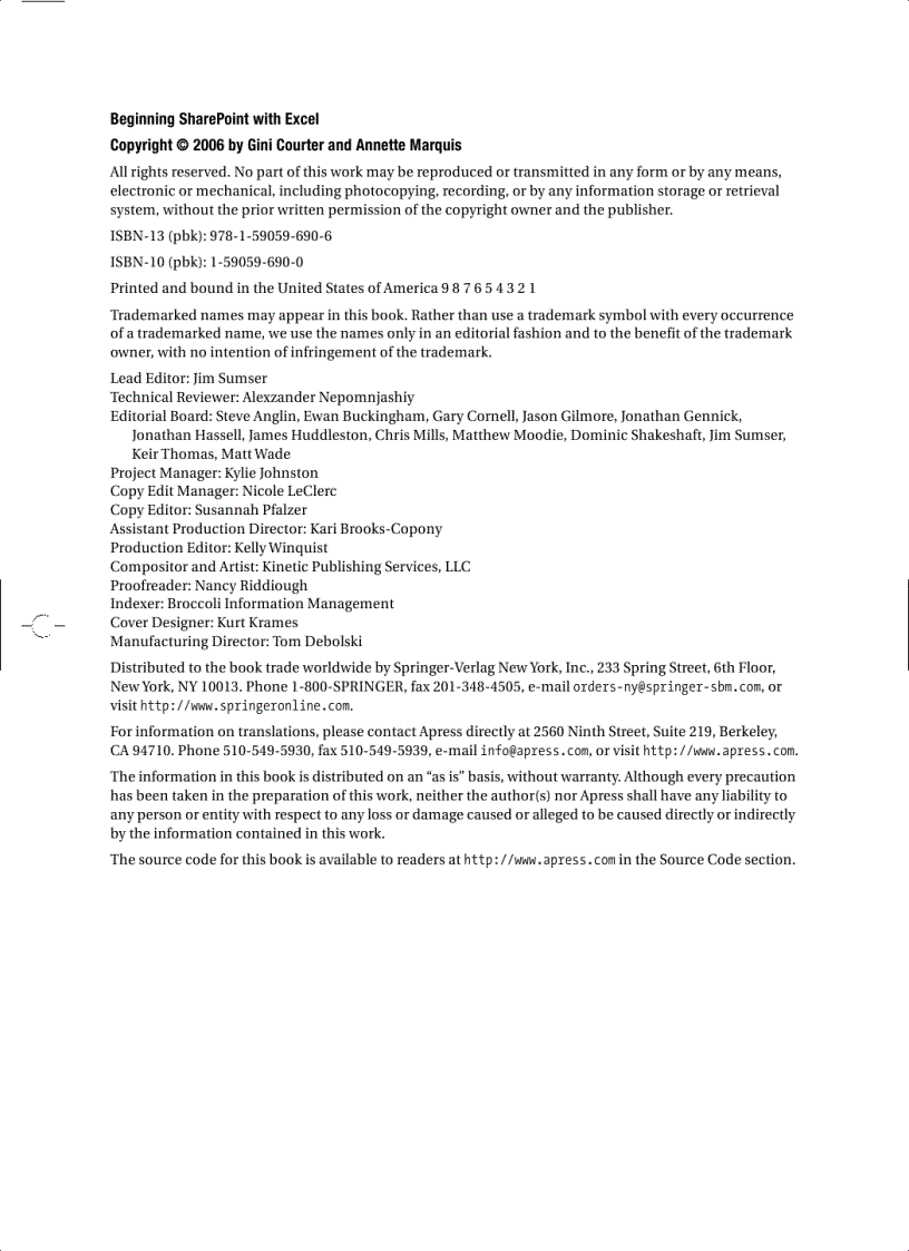 image for page Beginning SharePoint with Excel