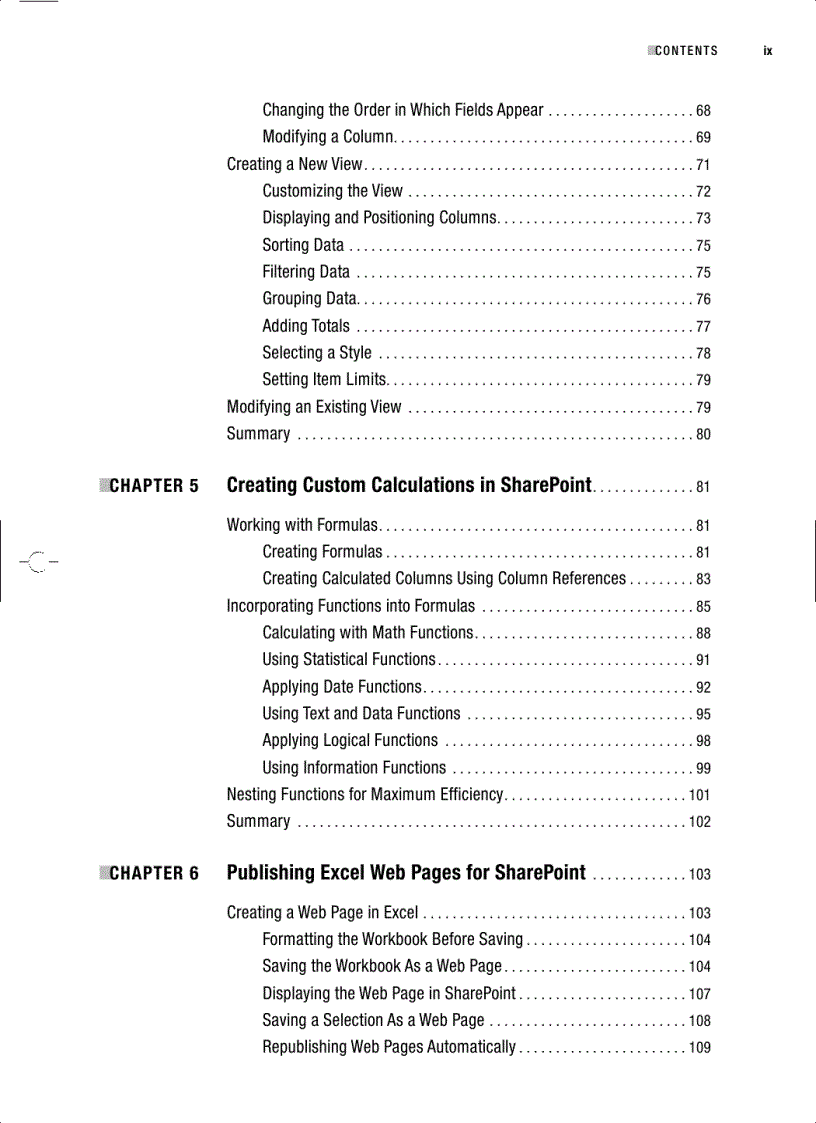 image for page Beginning SharePoint with Excel