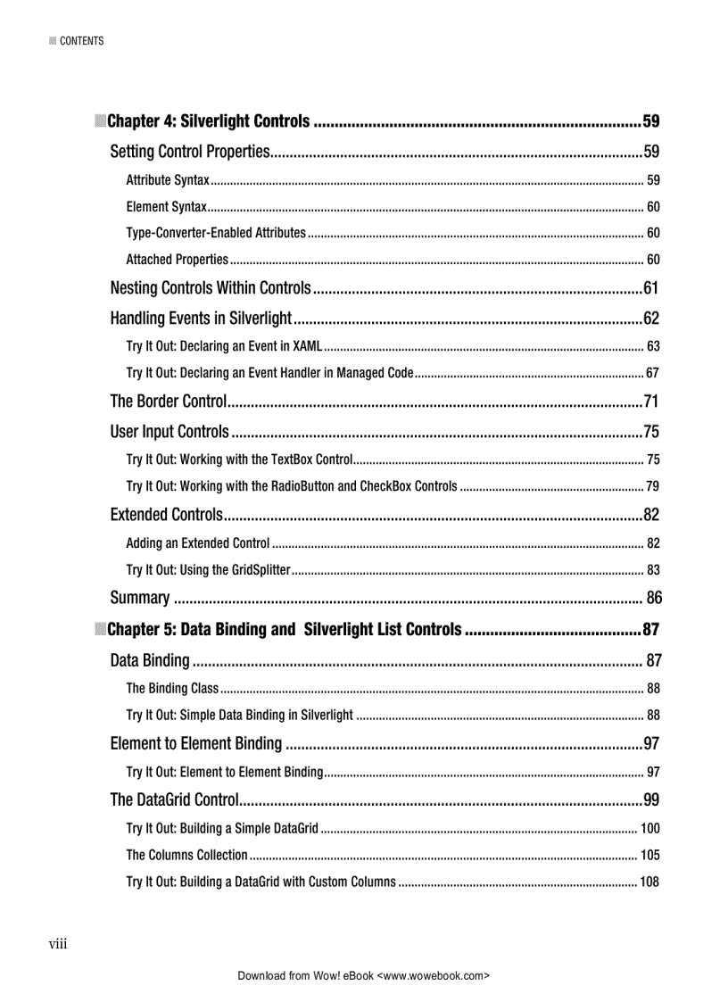 image for page Beginning Silverlight 4 in C