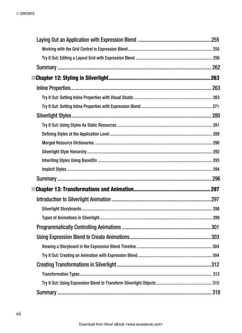 image for page Beginning Silverlight 4 in C