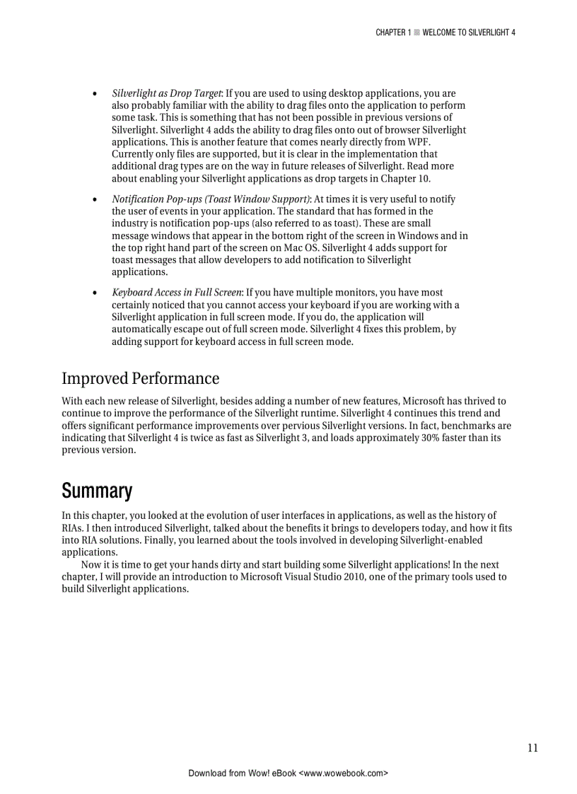 image for page Beginning Silverlight 4 in C