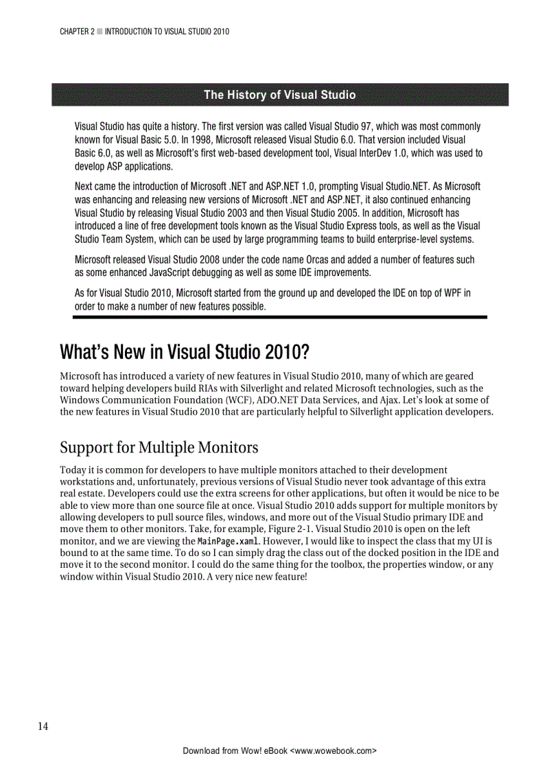 image for page Beginning Silverlight 4 in C
