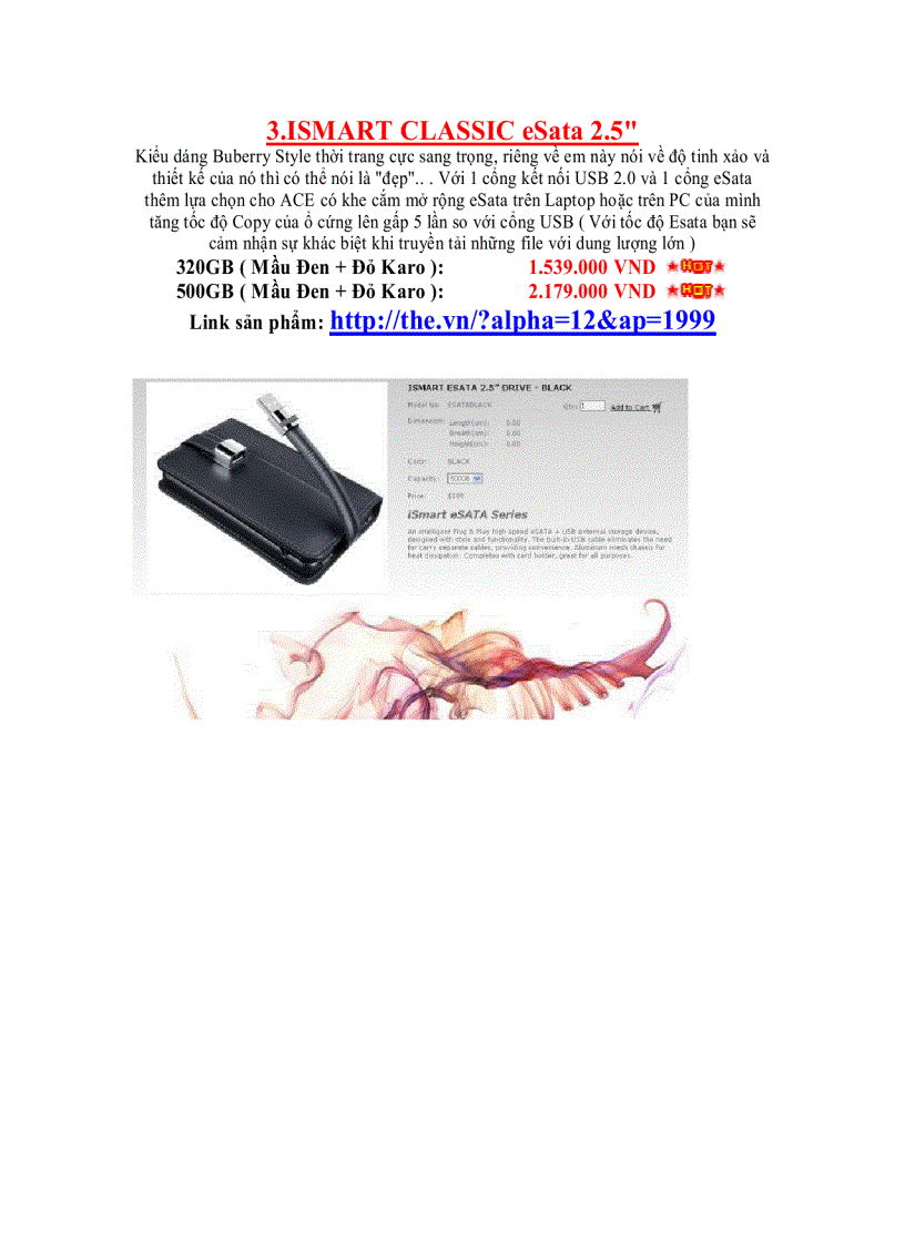 image for page Hdd box esata ổ cứng nhanh nhất ismart