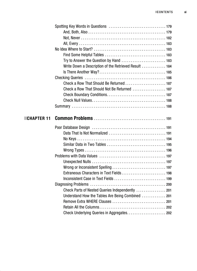image for page Beginning SQL Queries From Novice to Professional
