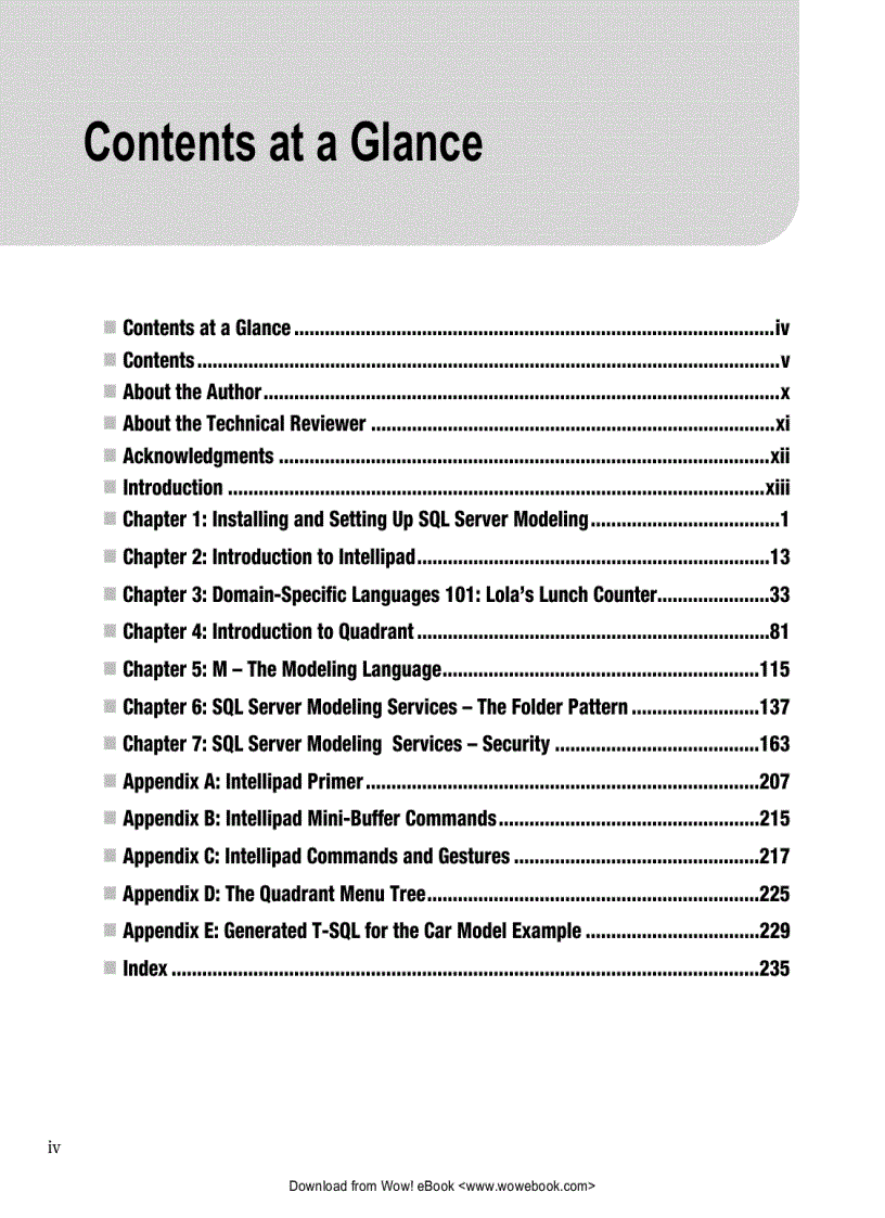image for page Beginning SQL Server Modeling Model Driven Application Development in SQL Server 2008