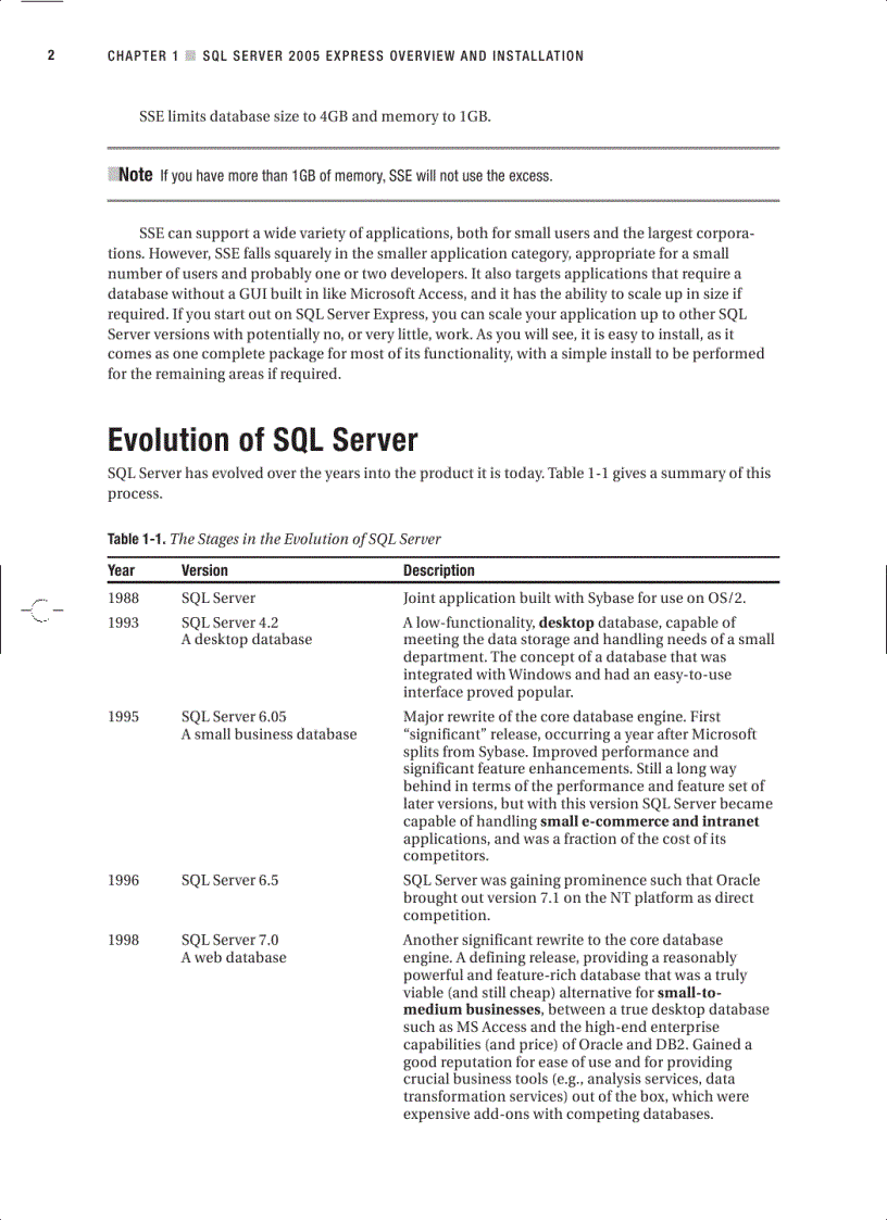 image for page Beginning SQL Server 2005 Express for Developers From Novice to Professional