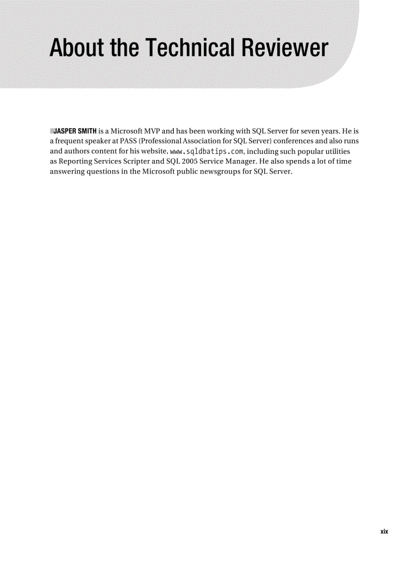 image for page Beginning SQL Server 2005 for Developers From Novice to Professional