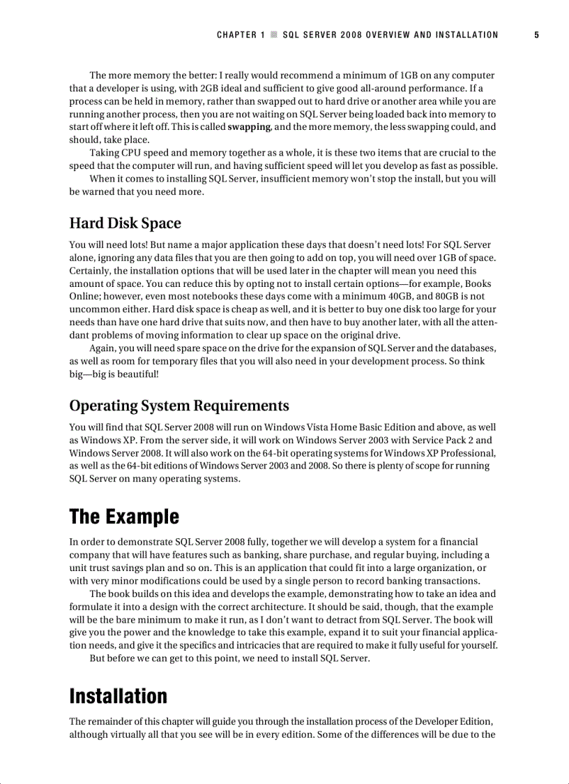 image for page Beginning SQL Server 2008 for Developers From Novice to Professional