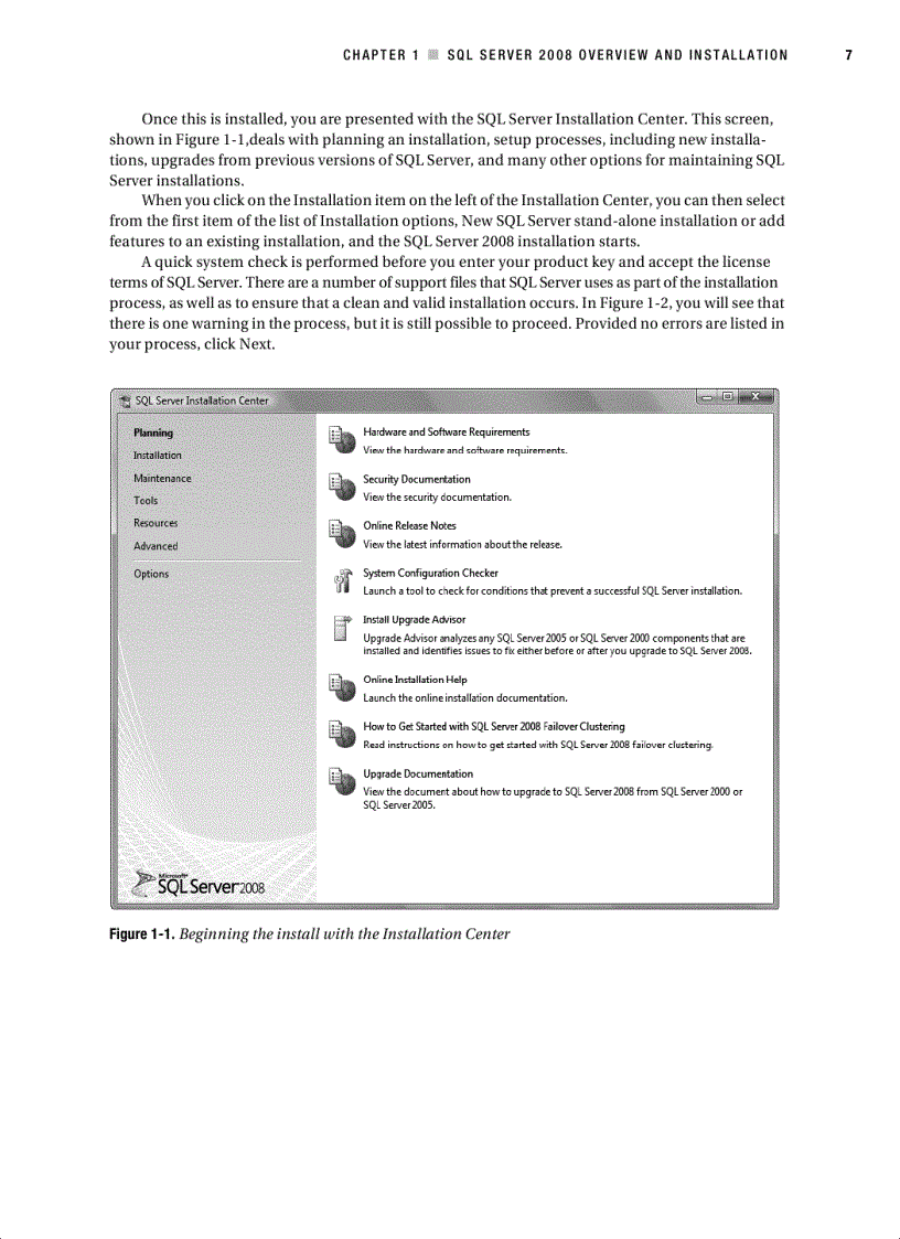 image for page Beginning SQL Server 2008 for Developers From Novice to Professional