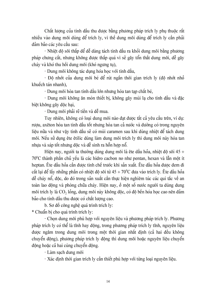 image for page Tách tinh dấu bằng phương pháp trích ly