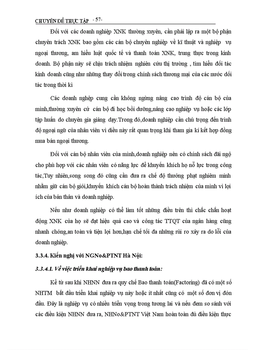 image for page Thực trạng và một số giải pháp phát triển hoạt động thanh toán quốc tế tại Ngân hàng Nông nghiệp và Phát triển nông thôn Hà Nội