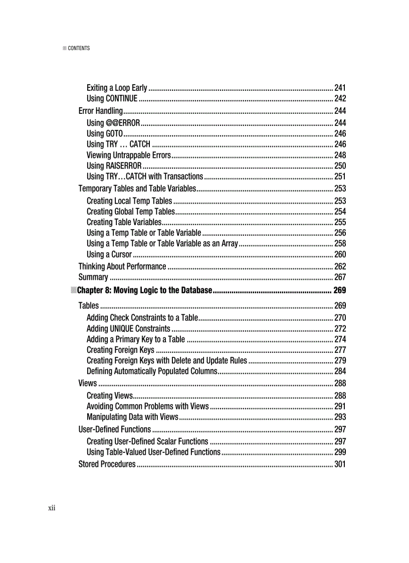 image for page Beginning T SQL 2008