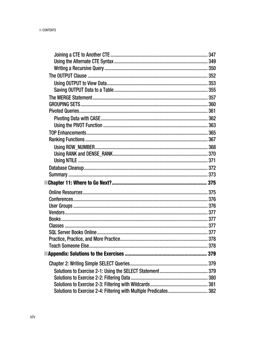 image for page Beginning T SQL 2008