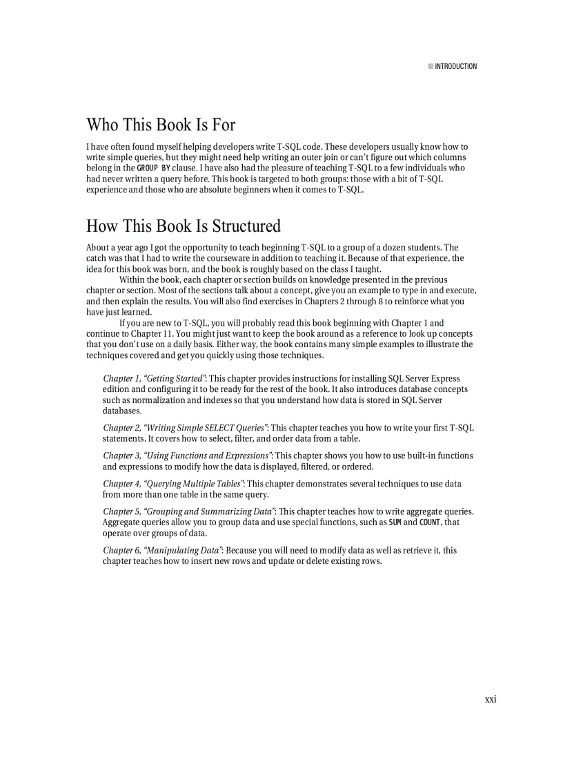 image for page Beginning T SQL 2008