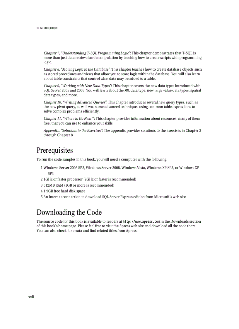 image for page Beginning T SQL 2008