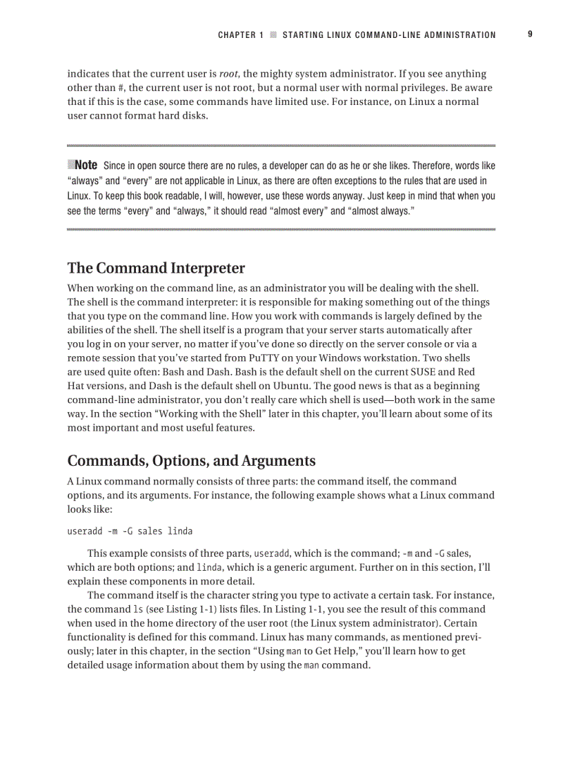 image for page Beginning the Linux Command Line