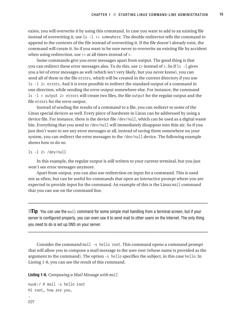 image for page Beginning the Linux Command Line