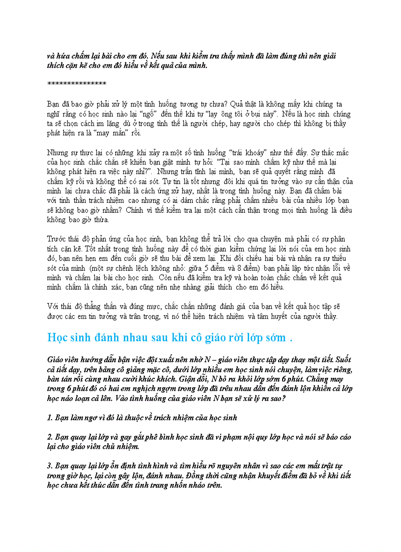 image for page Gv với các tình huống sp cách giải quyết