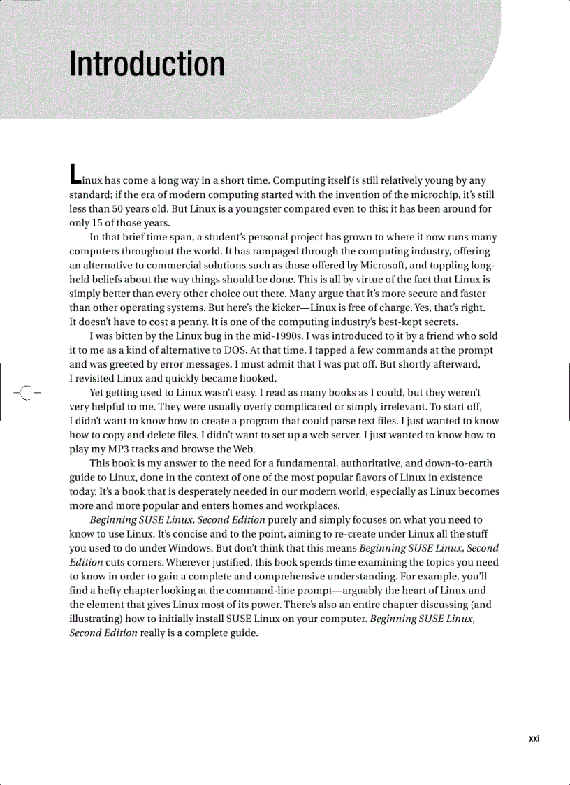 image for page Beginning SUSE Linux