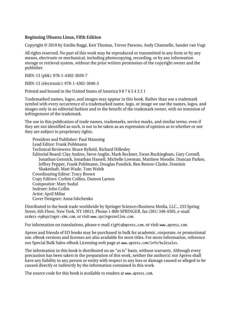 image for page Beginning Ubuntu Linux