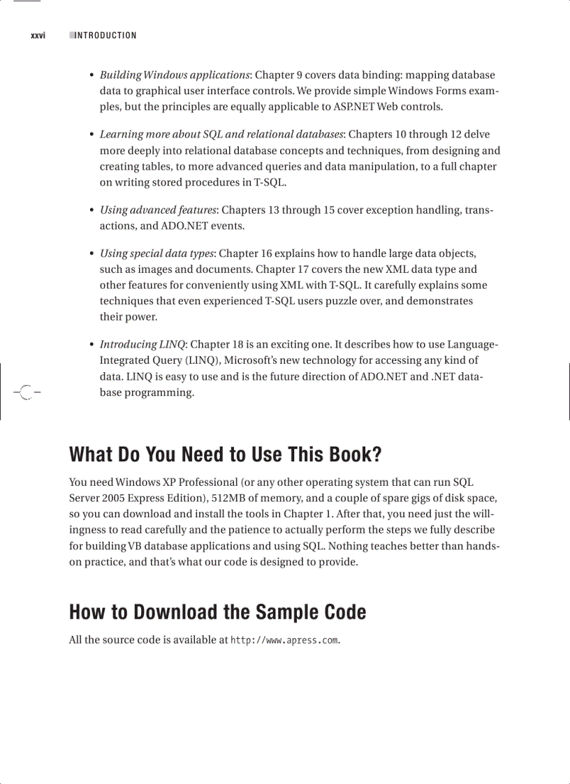 image for page Beginning VB 2005 Databases From Novice to Professional