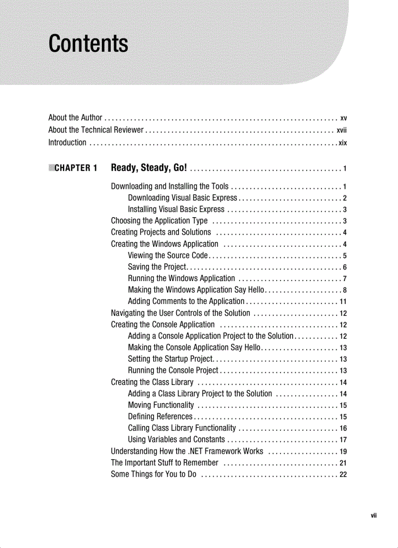 image for page Beginning VB 2008 From Novice to Professional