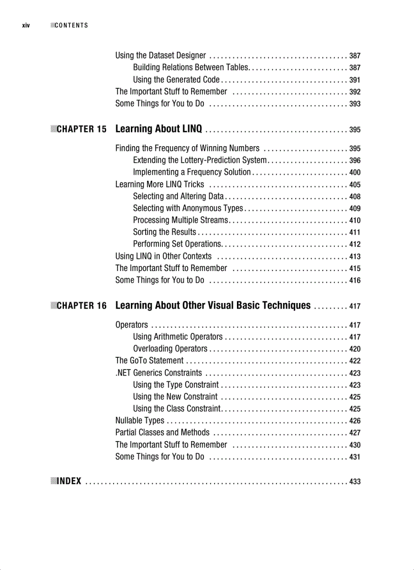 image for page Beginning VB 2008 From Novice to Professional