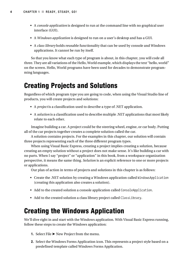 image for page Beginning VB 2008 From Novice to Professional