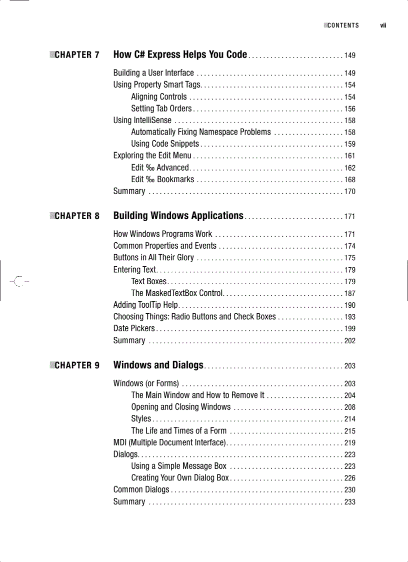 image for page Beginning Visual C 2005 Express Edition From Novice to Professional