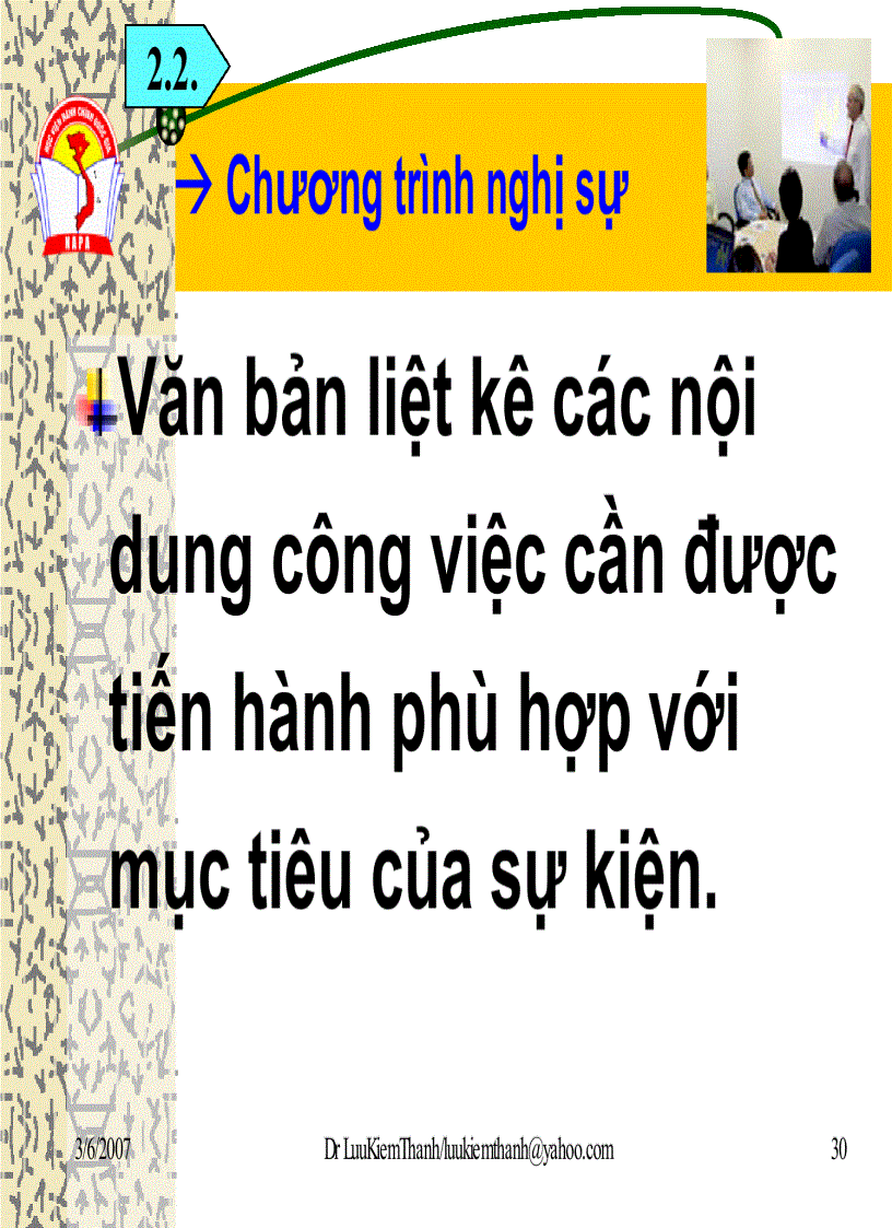image for page Kỹ năng tổ chức sự kiện 2