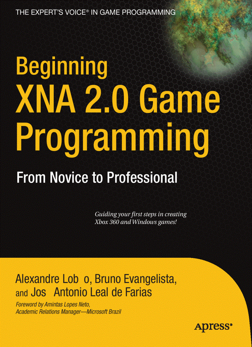 image for page Beginning XNA 2 0 Game Programming From Novice to Professional